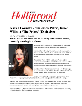 Jessica Lowndes Joins Jason Patric, Bruce Willis in 'The