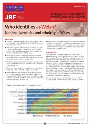 Who Identifies As Welsh? National