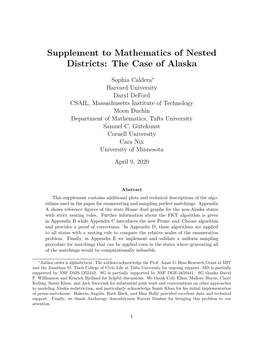 Supplement to Mathematics of Nested Districts: the Case of Alaska