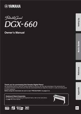 DGX-660 Owner's Manual