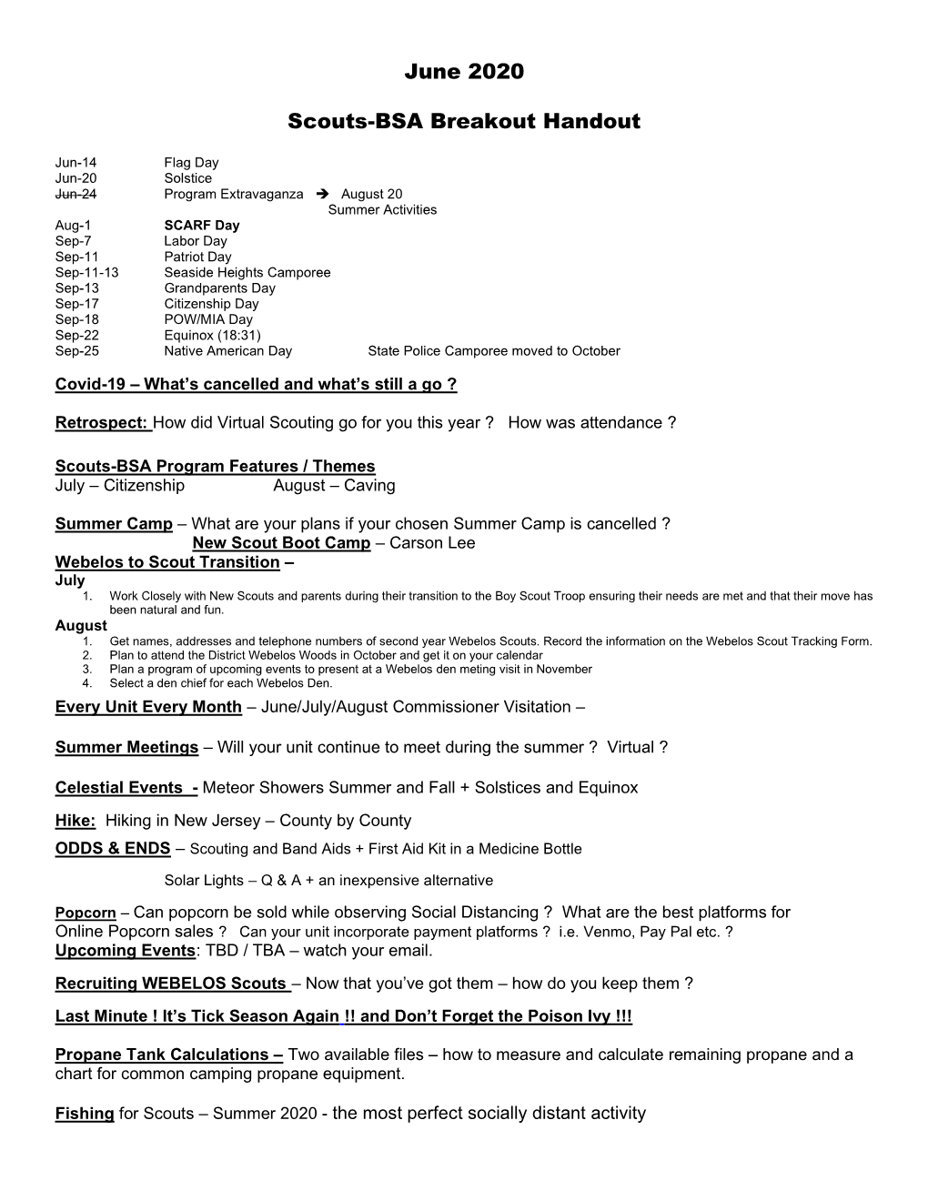 June 2020 Scouts-BSA Breakout Handout