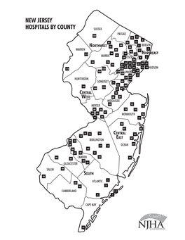 New Jersey Hospitals by County