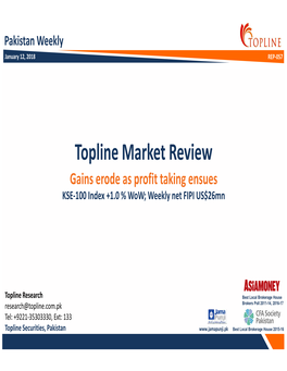Topline Market Review P