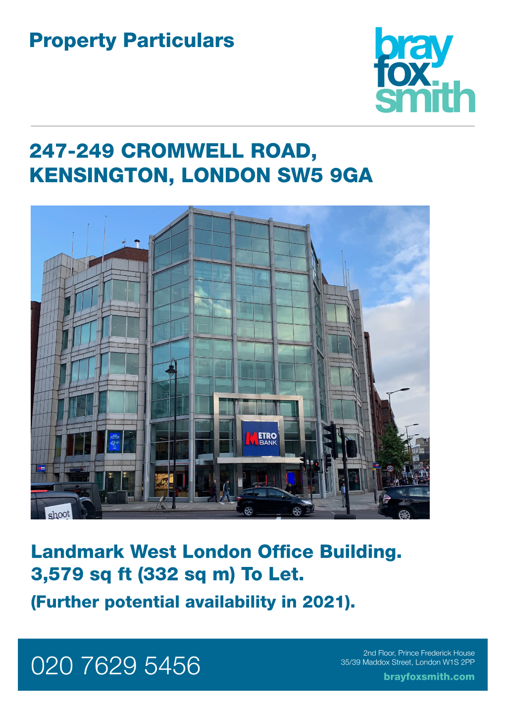 Property Particulars 247-249 CROMWELL ROAD