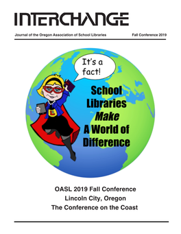 OASL 2019 Fall Conference Lincoln City, Oregon the Conference on the Coast