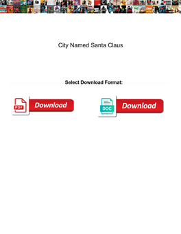 City Named Santa Claus