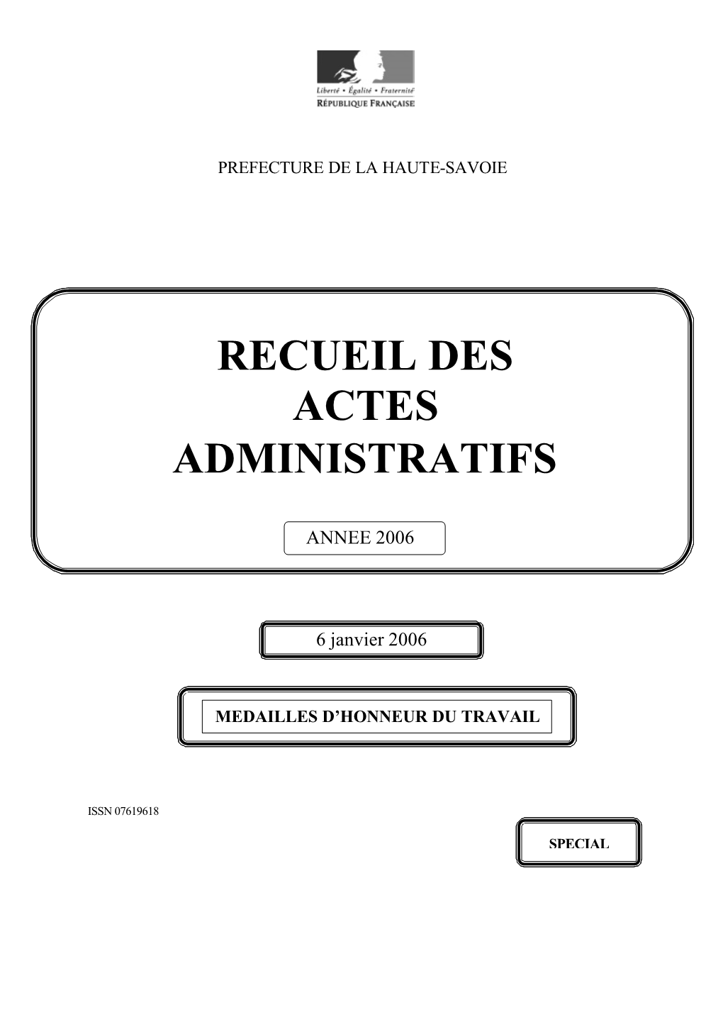 RAA SPECIAL MEDAILLES DU TRAVAIL Du