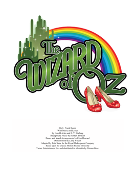 FINAL Wizard of Oz Script 20162017