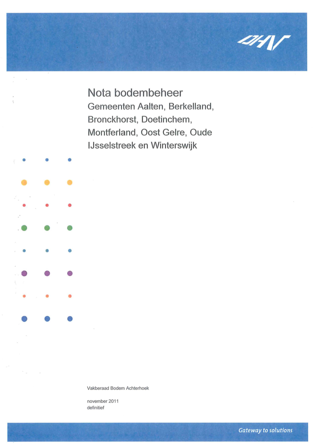 Nota Bodembeheer Regio Achterhoek