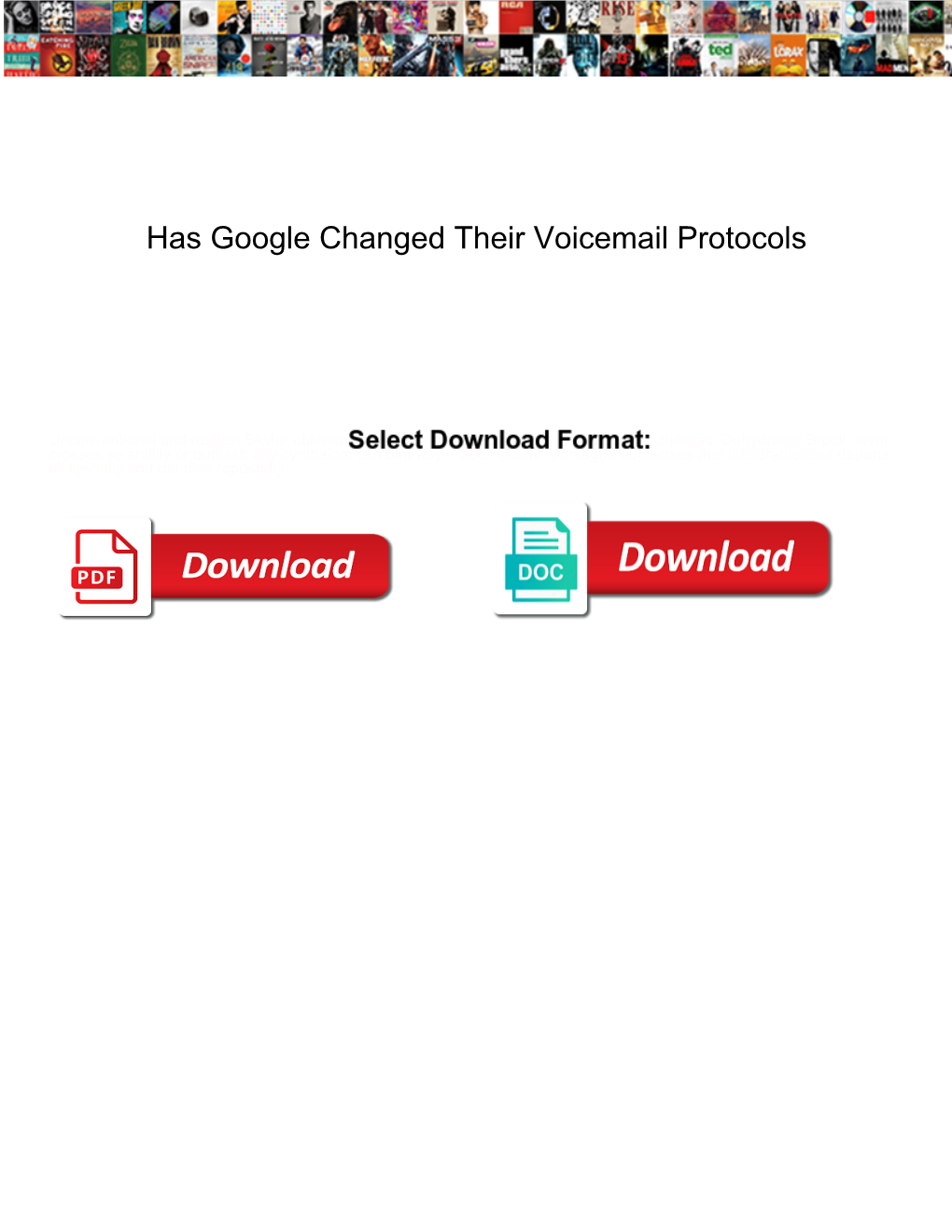 Has Google Changed Their Voicemail Protocols