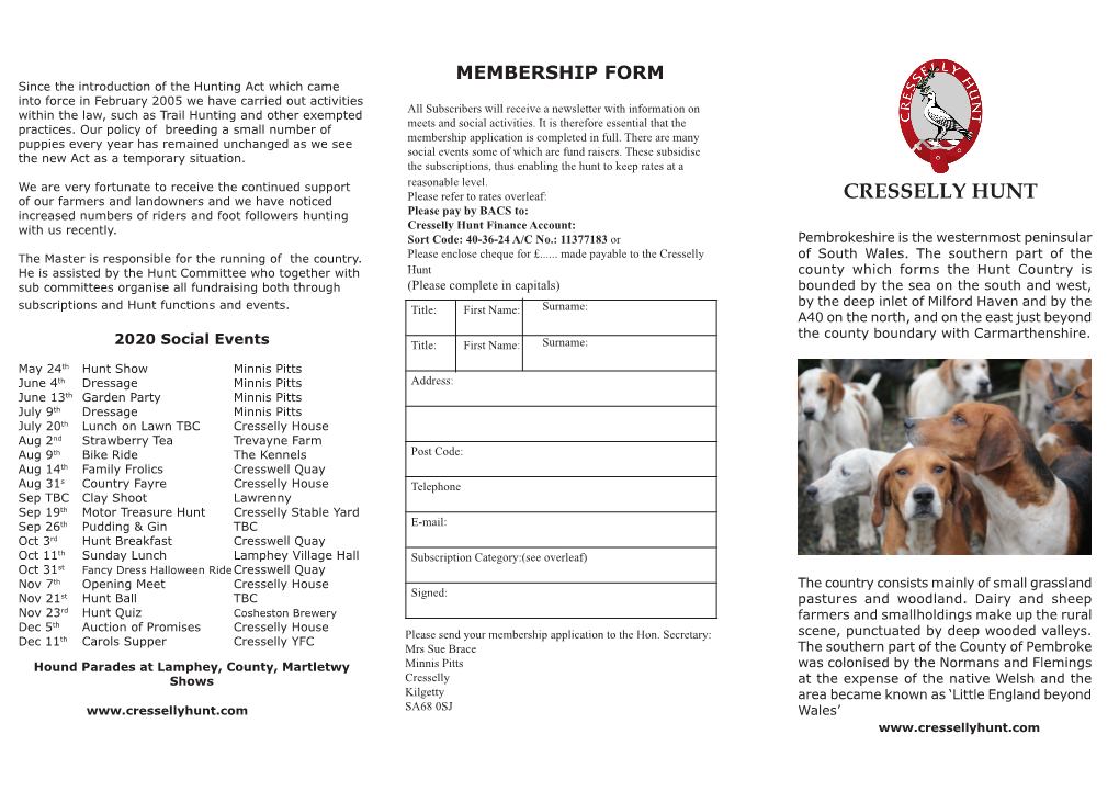 Membership Form