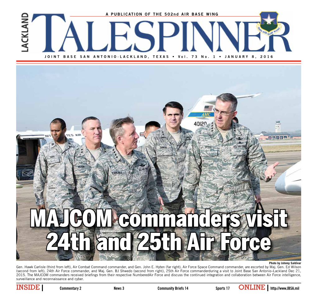 MAJCOM Commanders Visit 24Th and 25Th Air Force