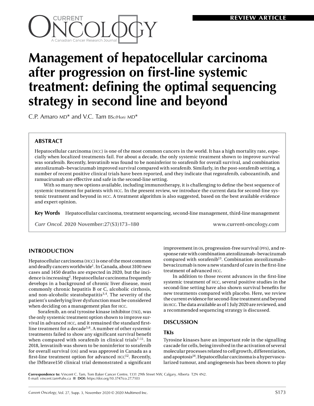 Management of Hepatocellular Carcinoma After Progression on First-Line Systemic Treatment: Defining the Optimal Sequencing Strategy in Second Line and Beyond