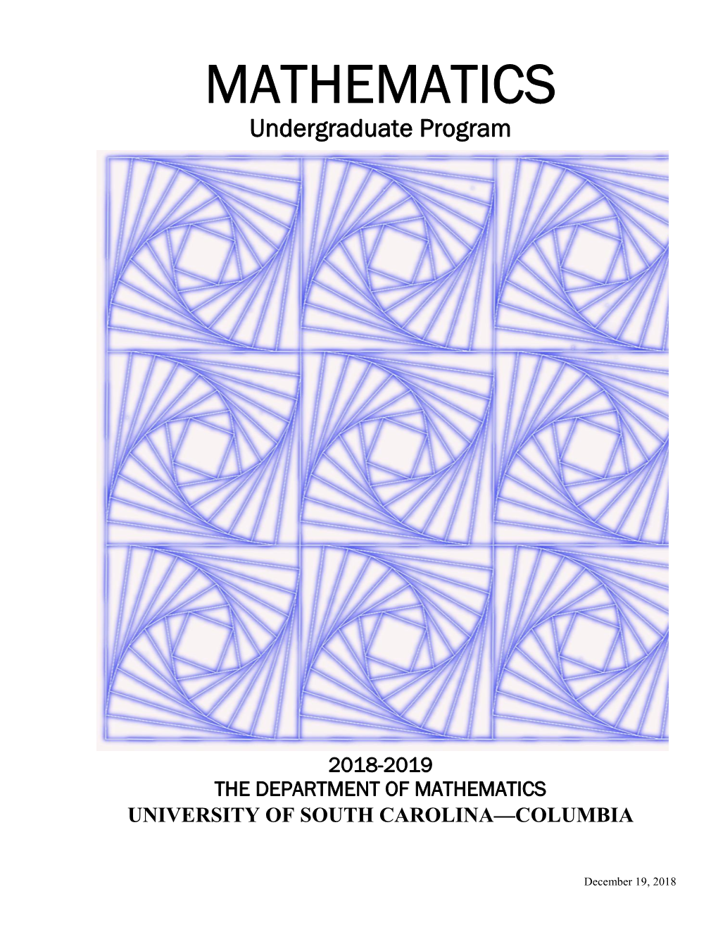 MATHEMATICS Undergraduate Program