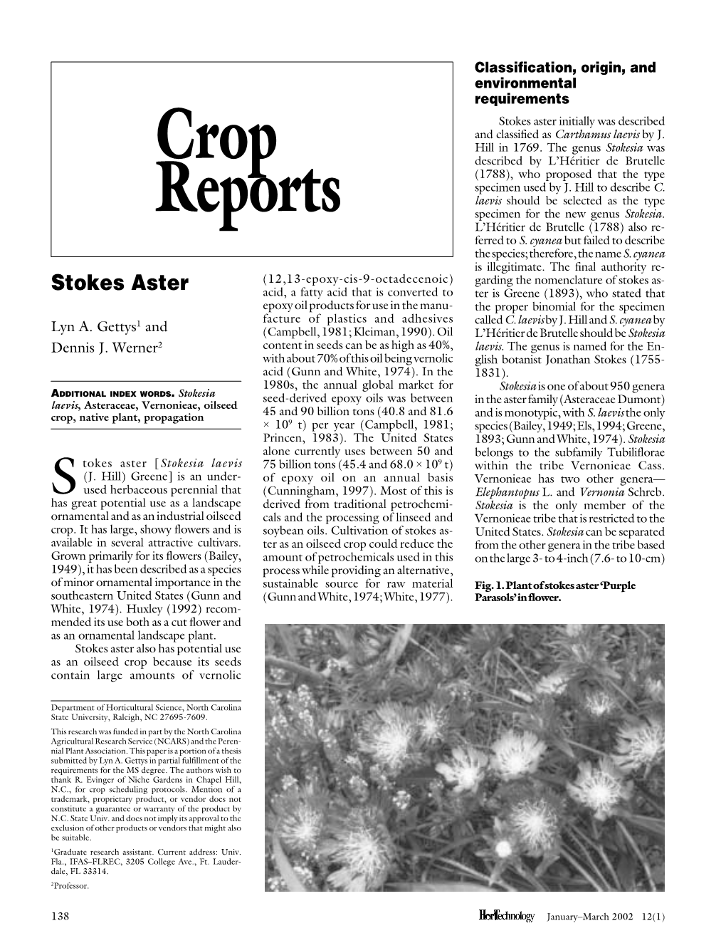 Crop Reports