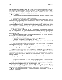 IAC Ch 61, P.1 571—61.7 (461A) Restrictions—Area and Use. This