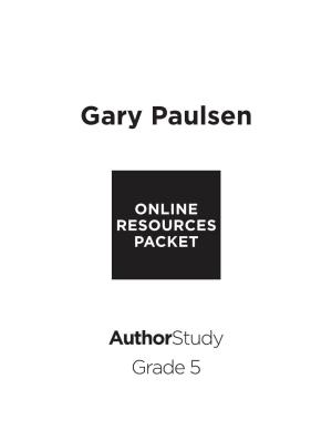 Gary Paulsen Author Study OR