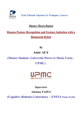 Amir ALY (Master Student- Université Pierre Et Marie Curie- UPMC)