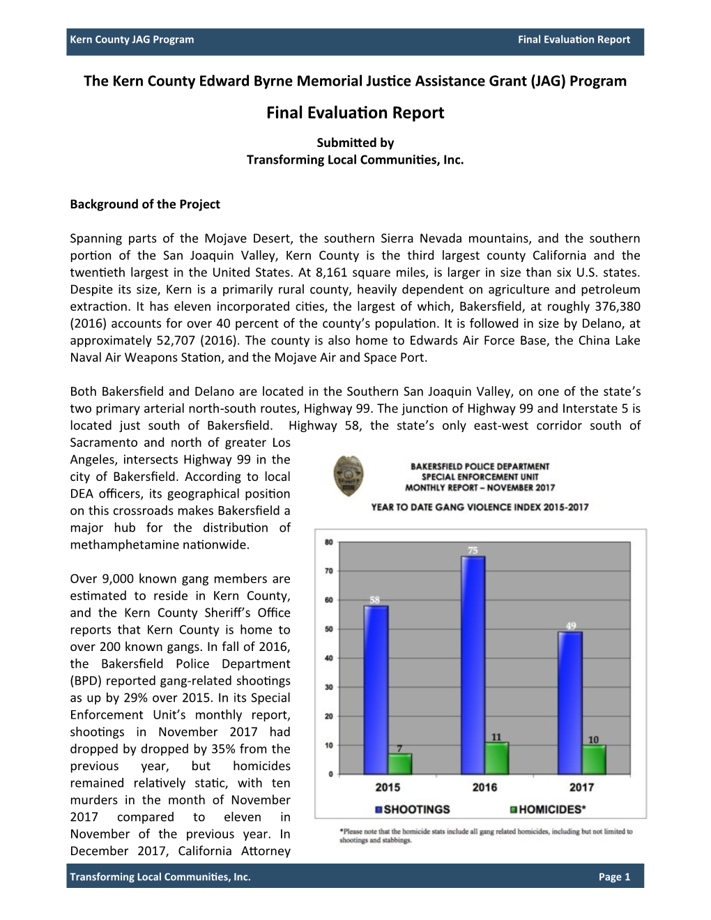 Final Evaluation Report