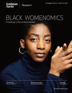 The Bigger Picture Black Womenomics