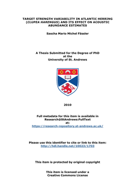 Sascha Mario Michel Fässler Phd Thesis