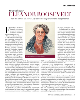 ELEANOR ROOSEVELT How the Former U.S