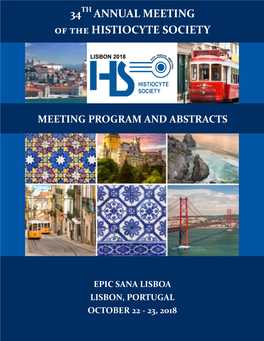 34 ANNUAL MEETING of the HISTIOCYTE SOCIETY