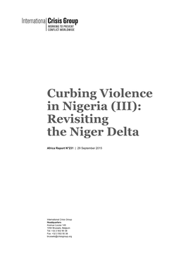 Revisiting the Niger Delta