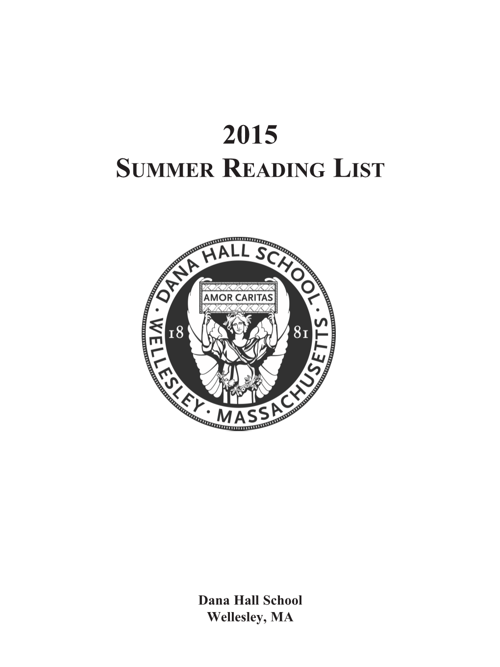 2015 Summer Reading List