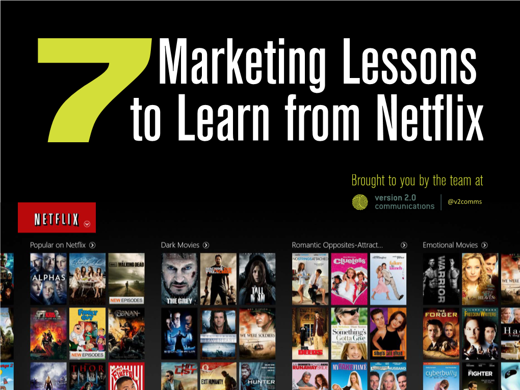 7 Marketing Lessons to Learn from Netflix