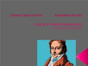 Rossini Opera Festival Fondazione Rossini