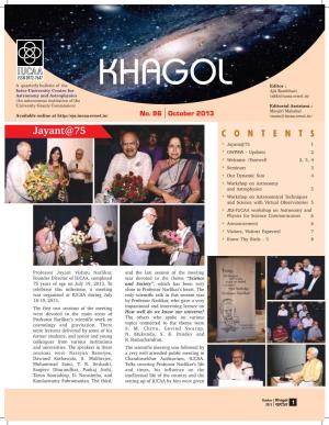 Khagol October 2013