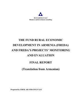 Freda) and Freda’S Projects’ Monitoring and Evaluation