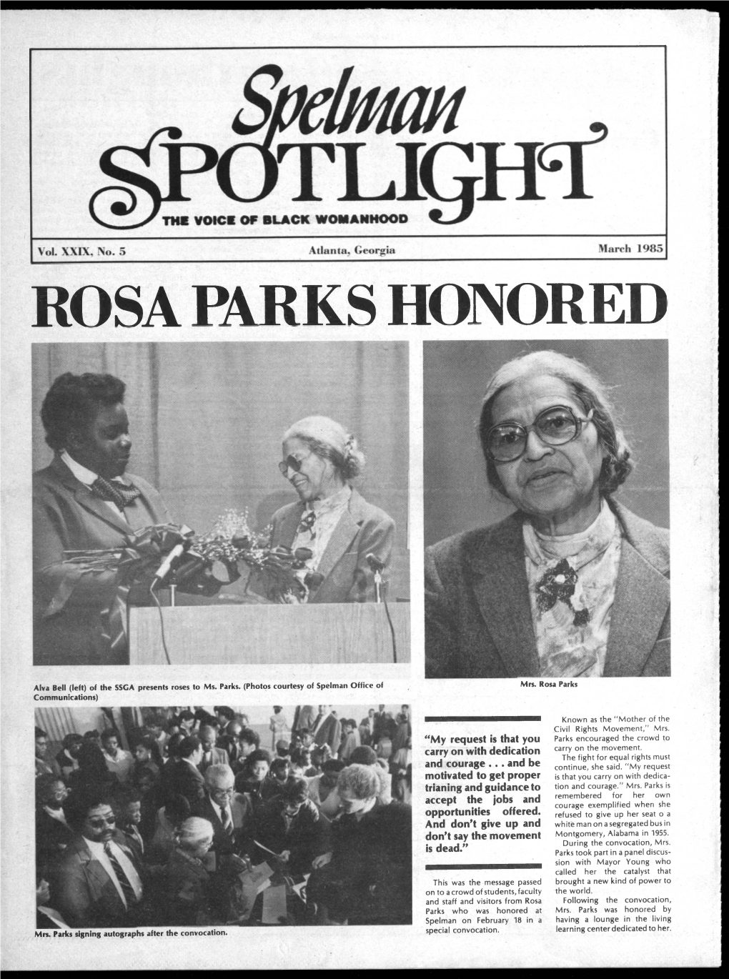 Rosa Parks Honored