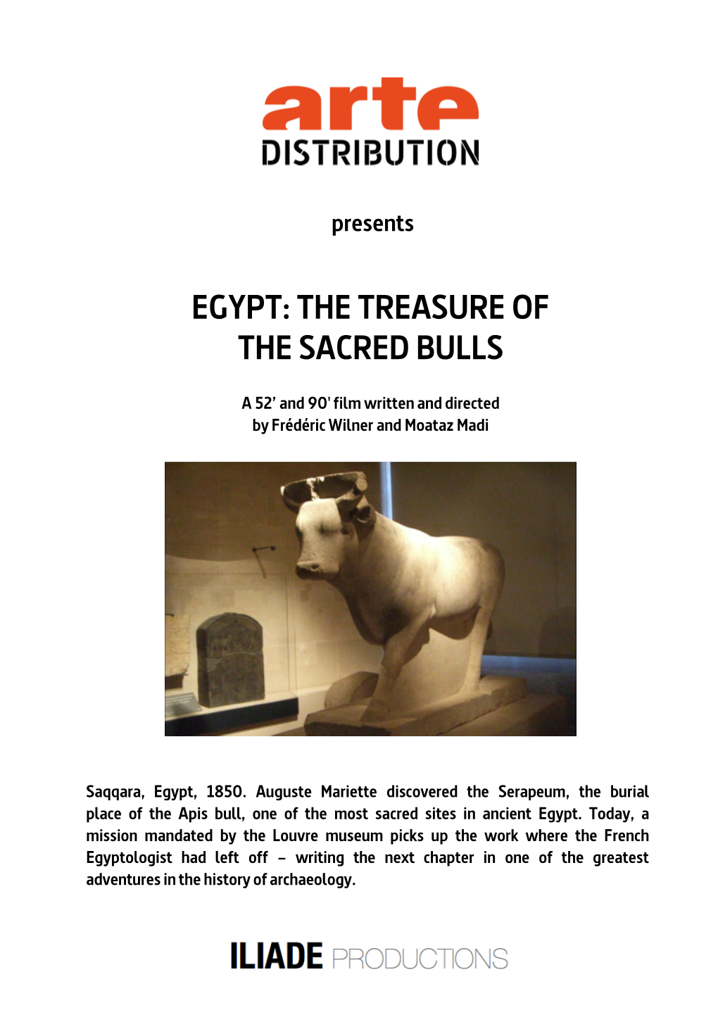 Egypt: the Treasure of the Sacred Bulls