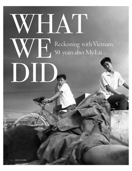 Reckoning with Vietnam, 50 Years After My Lai