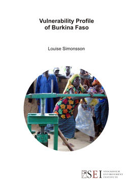 Vulnerability Profile of Burkina Faso