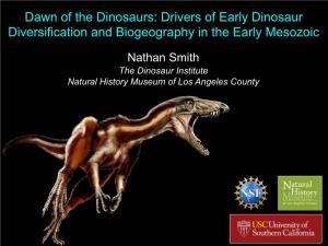Drivers of Early Dinosaur Diversification and Biogeography in the Early Mesozoic