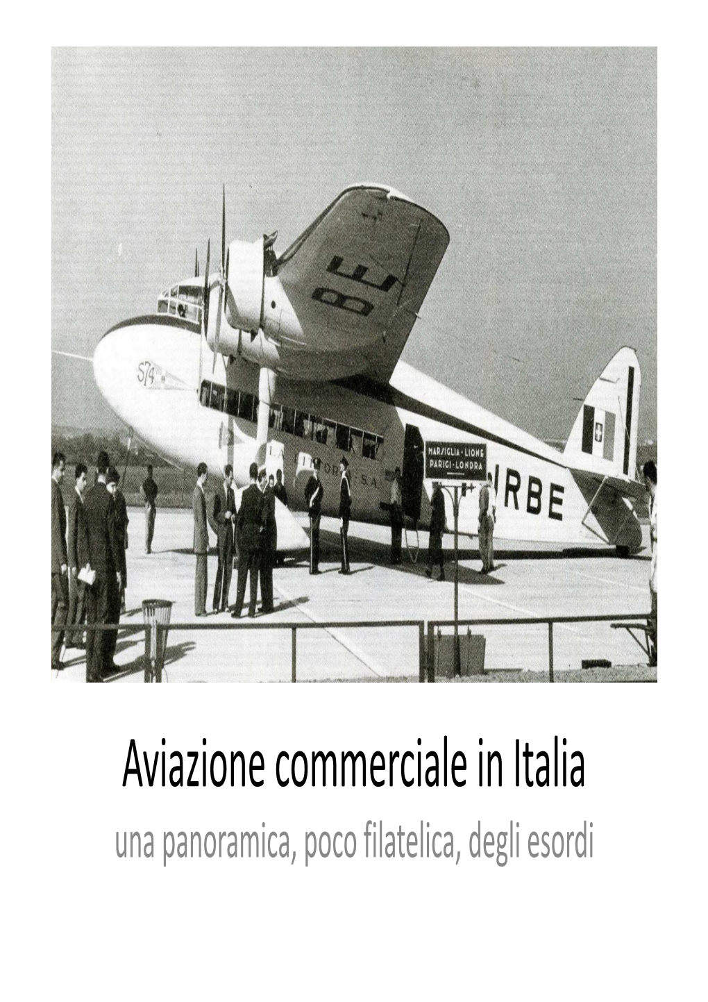 Caso Aviazione Commerciale in Italia2