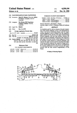 United States Patent [191 [111 ' ' 4,239,156 Skinner Et A1