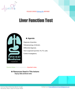 Liver Function Test