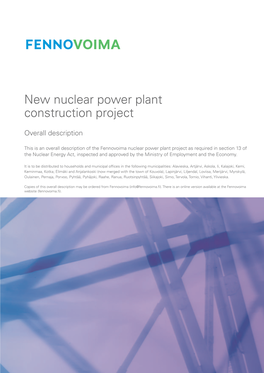 New Nuclear Power Plant Construction Project