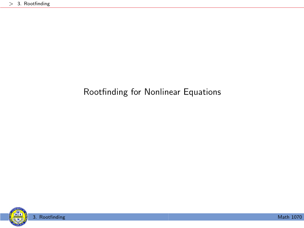 Numerical Mathematical Analysis