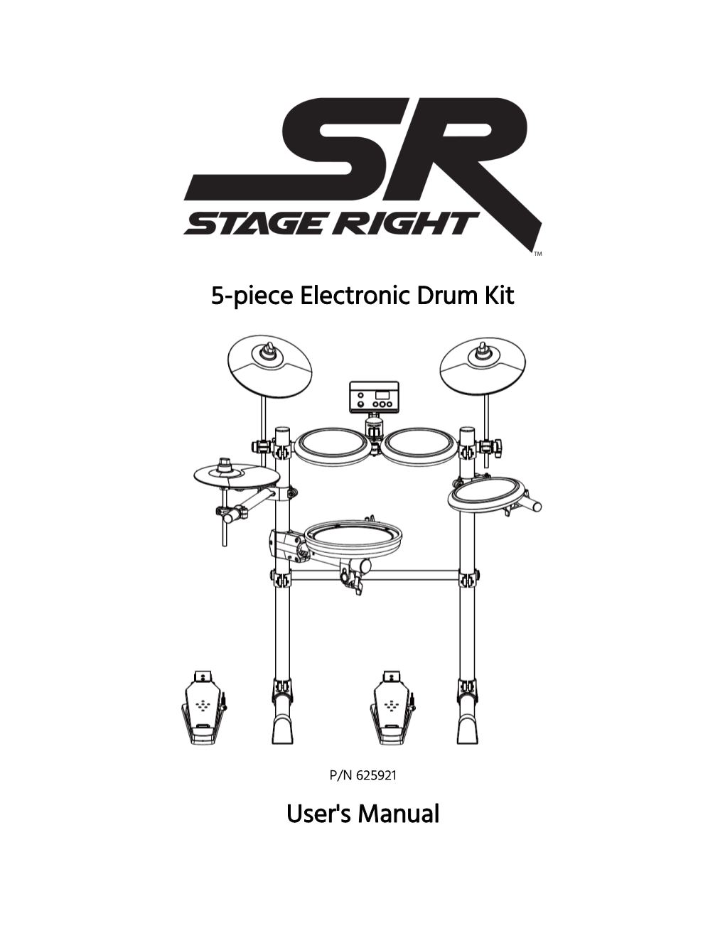 5-Piece Electronic Drum Kit User's Manual