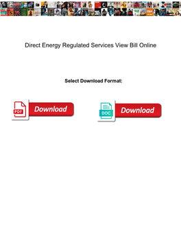 Direct Energy Regulated Services View Bill Online