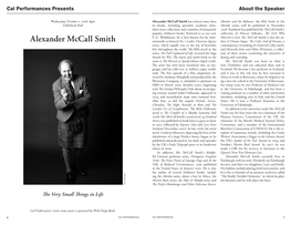 Alexander Mccall Smith