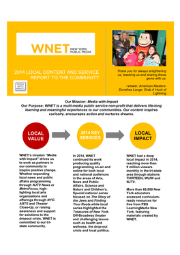 WNET 2014 Local-Content-And-Service-Report