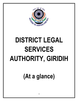 District Legal Services Authority, Giridih