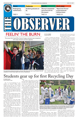 Students Gear up for First Recycling