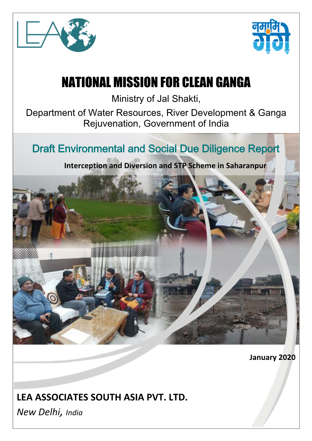 NATIONAL MISSION for CLEAN GANGA Ministry of Jal Shakti, Department of Water Resources, River Development & Ganga Rejuvenation, Government of India